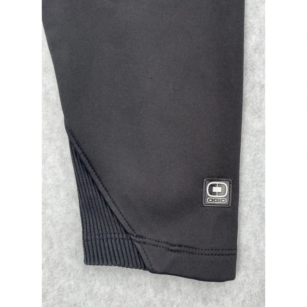 Land‎ Rover Ogio Soft Shell Jacket Black Full Zip Logo Men's Small